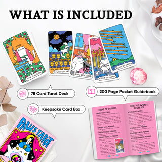 🐾🔮 Wyspell Paws Tarot Cards | Guided Learning Tarot Deck