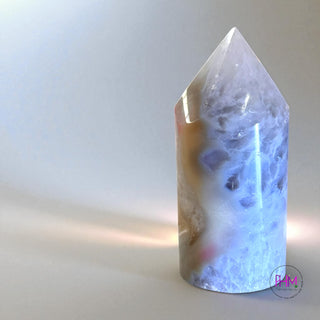 Enchanted Blue Lace Agate Crystal 💙🤍