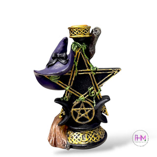 Full Moon Blessings Pentacle Candle Holder Collection 🌕