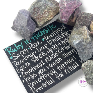 Enchanted Ruby in Fuchsite Tumbled Stone 🩷