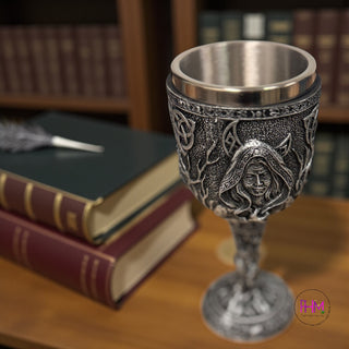 Enchanted Pewter Mother Maiden Crone Enchanted Chalice 🌙✨