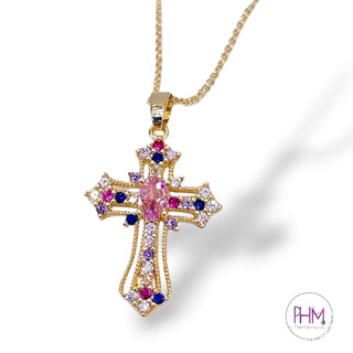 Eternal Light Cross Pendant ✨