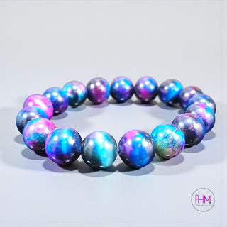 🌈✨ Cosmic Strength Rainbow Tiger’s Eye Bracelet