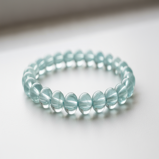 6mm aquamarine bracelet
