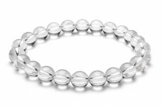 6mm clear quartz bracelet