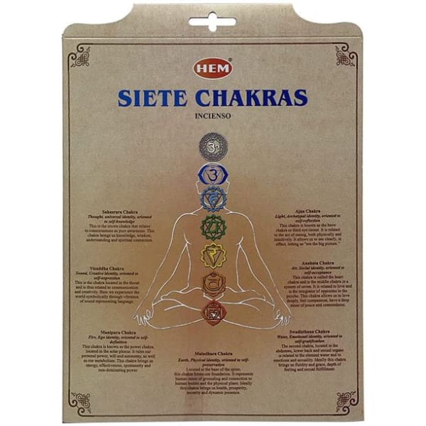 7 Chakra incense gift pack - Incense