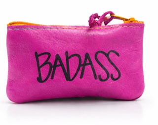 Uptown Sass Leather Zipper Pouch ✨