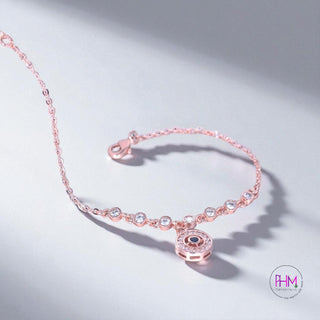 ✨ Protection & Glitter Evil Eye Moissanite Diamond Bracelet 🧿