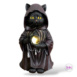 🌙 Midnight Familiar Solar Wizard Cat ✨