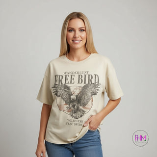 Free Bird Eagle Graphic Long Crop Top ✨🦅