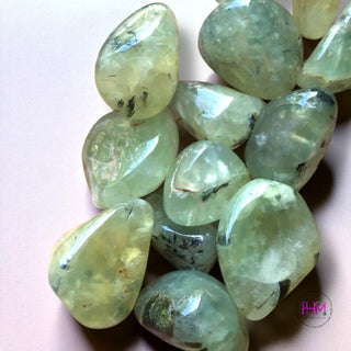 Mystic Prehnite Tumbled Stone