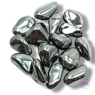 Enchanted Hematite Tumbled Stone 🖤