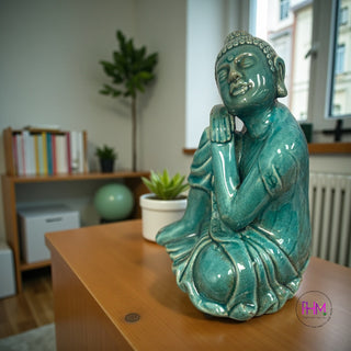 🪷 Blue Lotus Serenity Buddha