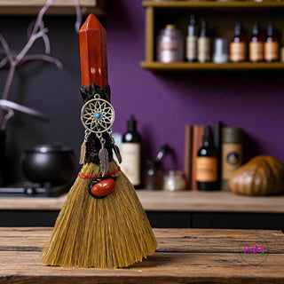 Enchanted Witches Crystal Besom 🧹🔮