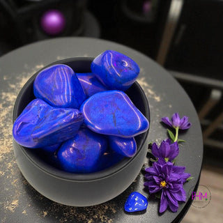 Charmed Titanium Blue Howlite Crystal 💙