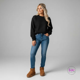 Have The Day You Deserve Crewneck Sweatshirt 😌🖤