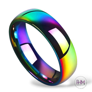 🖤🌈 Hex the Negativity Hematite Ring Collection 🌈🖤