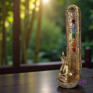 Inner Peace Chakra Crystal Incense Burner 🧘✨