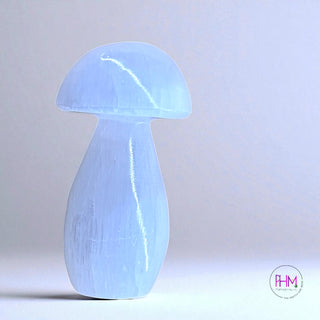 🌙 Selenite Mushroom Carving 🍄