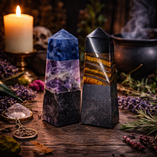 Anxiety Support Gemstone Tower 💙💜