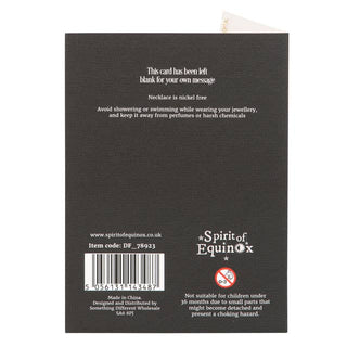 🦋 Luna Moth Necklace Greeting Card 🌙✨