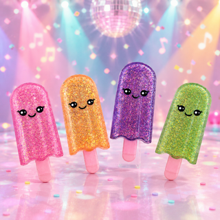 Sparkle Swirl Glitter Pop ✨🍭🌈