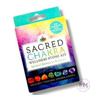🌈✨ Sacred Chakra Wellness Stone Kit