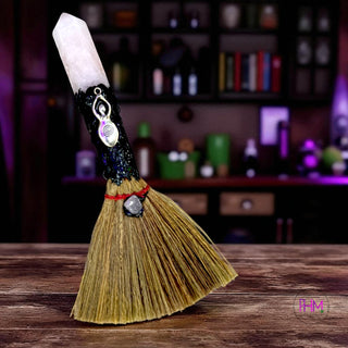 Enchanted Witches Crystal Besom 🧹🔮