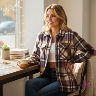 🌜 Midnight Ember Shacket