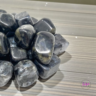 Larvikite Crystal Collection 🖤🩶