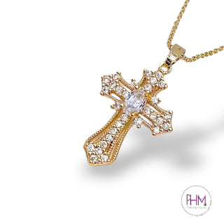 Eternal Light Cross Pendant ✨