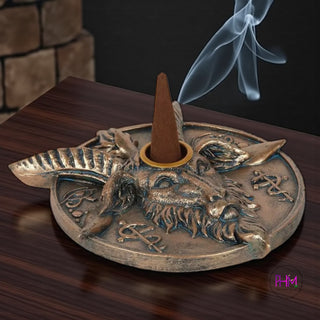 Enchanted Baphomet Incense Burner 🔥🖤
