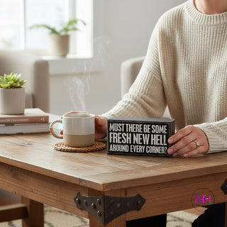 Fresh New Hell Box Sign 🔥🖤 | Primitives by Kathy