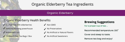 Organic Elderberry Tea by Buddha Tea