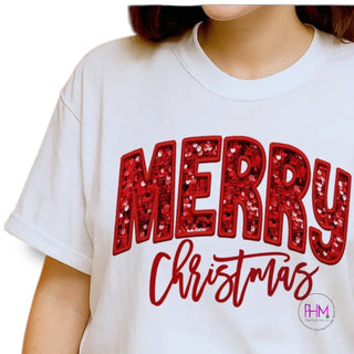 🎄 The Holly Jolly Sparkle Tee 🎄🎅🏼