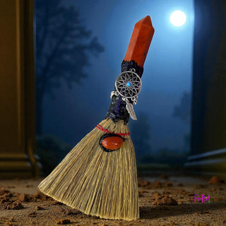Enchanted Witches Crystal Besom 🧹🔮
