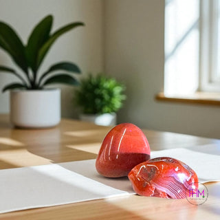 Red Jasper Tumbled Stone 🧡🌄