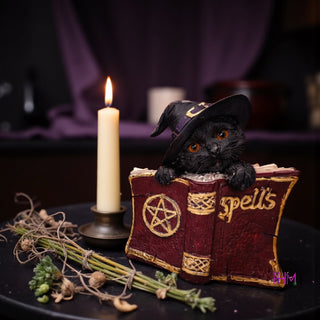 I Cast a Spell On You Black Cat Statue 🐈‍⬛