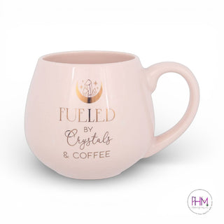 💖 Fueled By Crystals and Coffee Mug ☕🔮