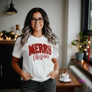 🎄 The Holly Jolly Sparkle Tee 🎄🎅🏼