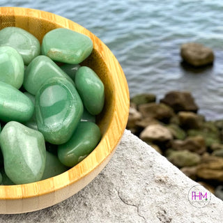 Enchanted Green Aventurine Tumbled Stone 🍀💚✨