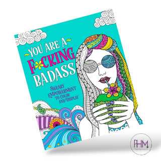 You're A Fucking Badass | An Adult Sweary Coloring Book 💥🖍️