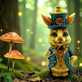 Alice’s Rabbit Backflow Incense Burner 🐇💨✨
