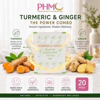 Turmeric & Ginger Detox Foot Pads | Dr. Entre's ✨🌿