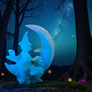 Bewitched Glow-in-the-Dark Witchy Statue 🧙✨