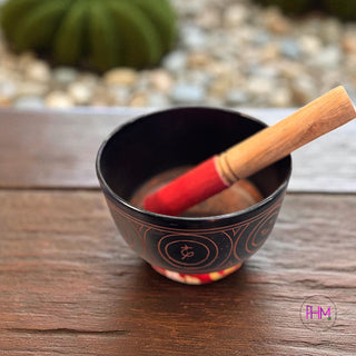 Buddha’s Kiss Hand-Etched Singing Bowl Set ✨
