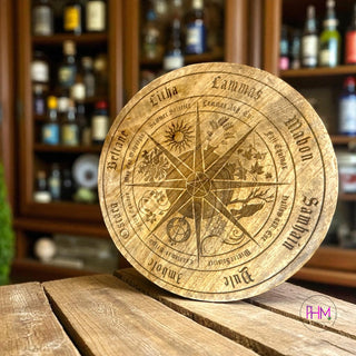 Witches’ Sabbath Wheel of the Year Altar Table 🌞🌙✨