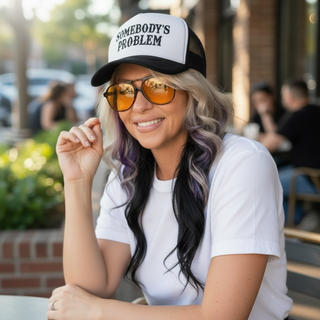 Somebody’s Problem Trucker Hat 😏🖤