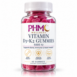 ☀️ Vitamin D3 + K2 Gummies 5000 IU | PHM Wellness™
