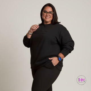 Have The Day You Deserve Crewneck Sweatshirt 😌🖤